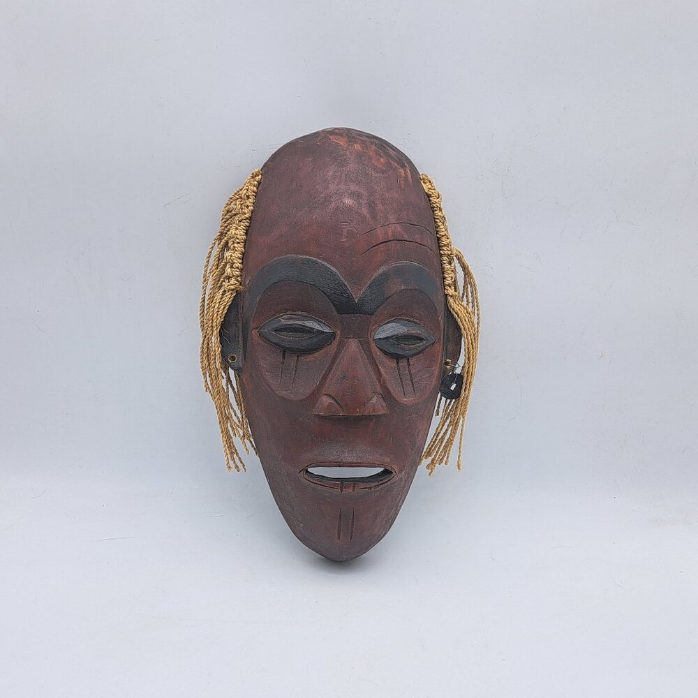 Carved Wooden African Wall Mask